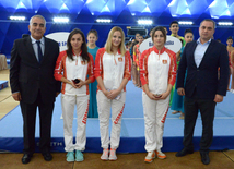 Bakıda idman gimnastikası və akrobatika gimnastikası üzrə Birgə Azərbaycan Birinciliyi start götürüb. Azərbaycan, 3 dekabr 2015